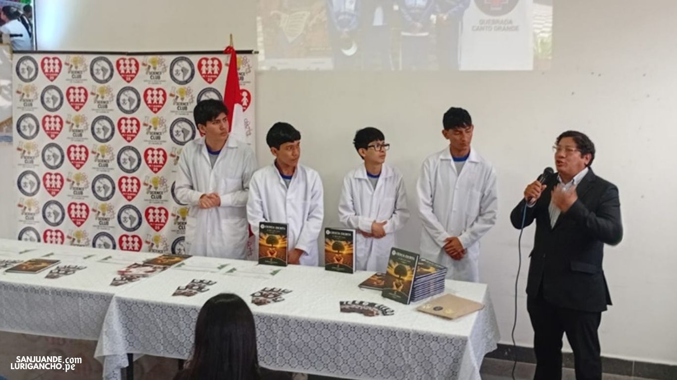Estudiantes de la I.E. Fe y Alegría n° 25 presentan libro tras un año de trabajo